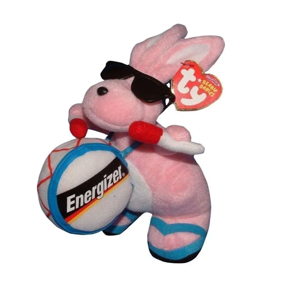 Ty Beanie Baby Energizer Bunny Set of 2